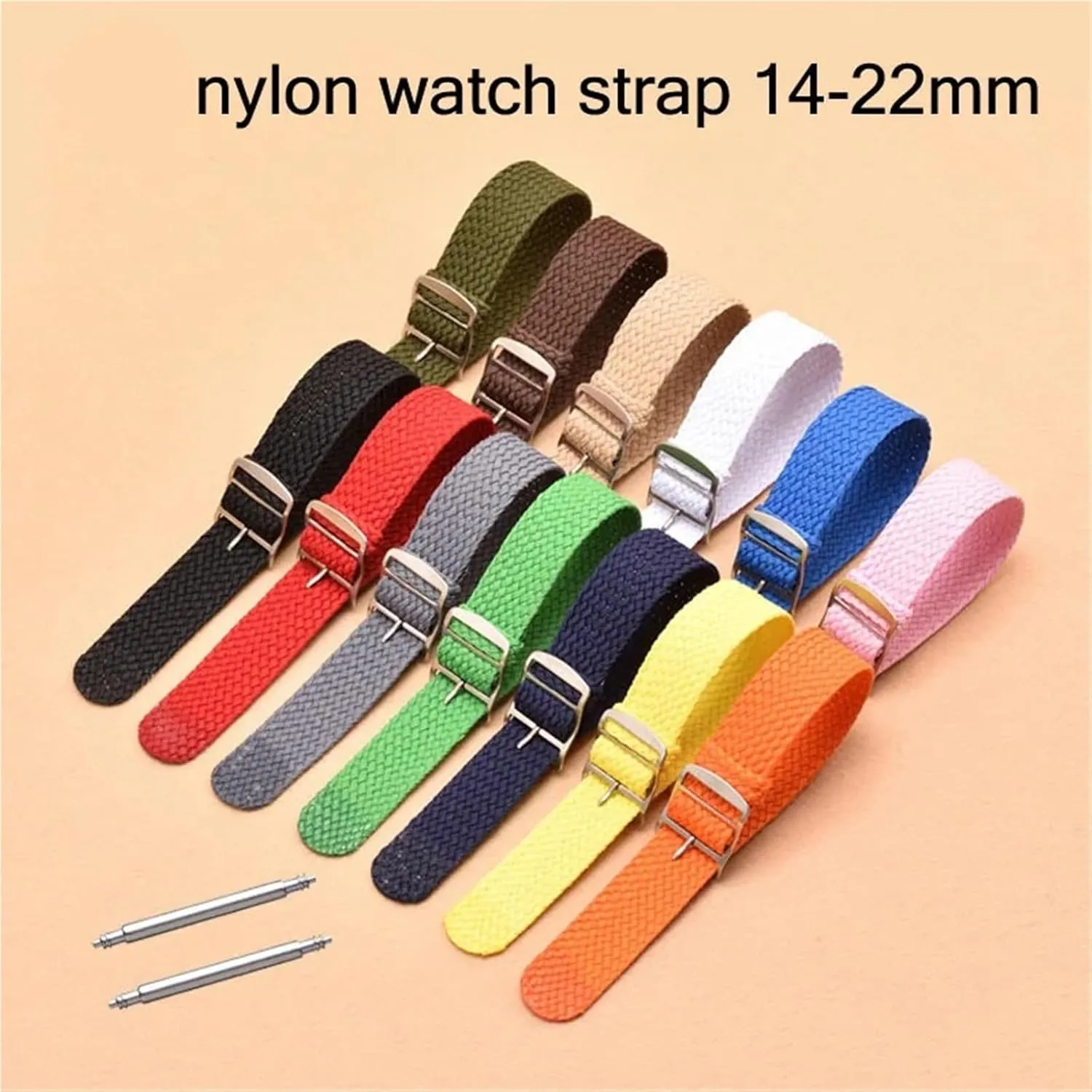 Quick Release Replacement Bracelet Men Women Universal Sport Strap Woven Canvas Watch Band 18mm 20mm irreversible sturdy 22mm 