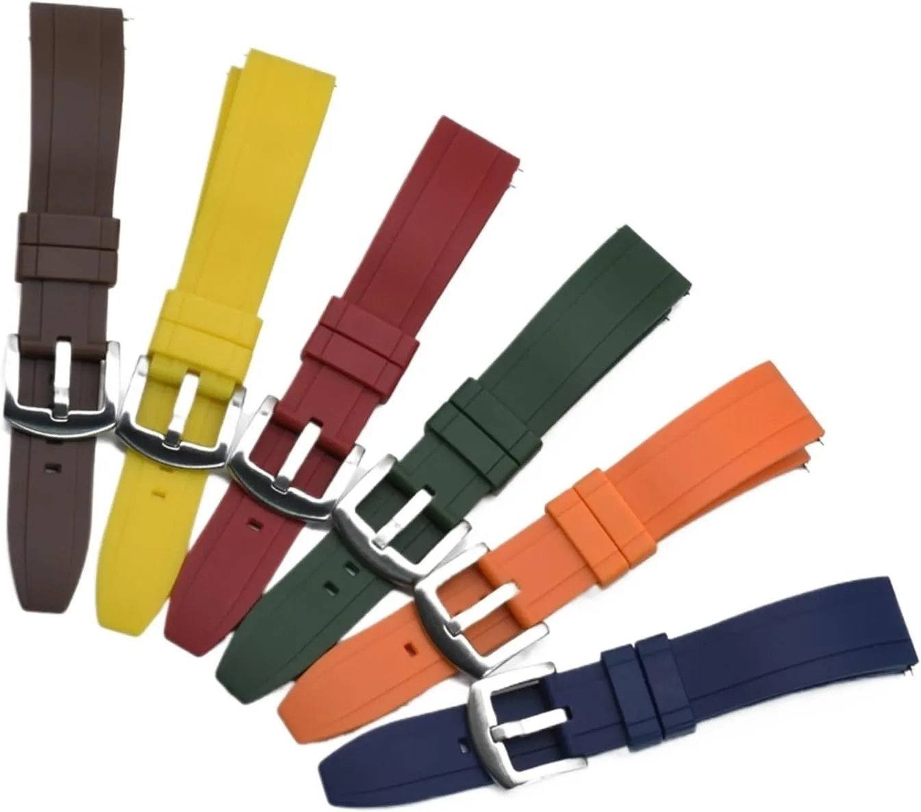 Quick Release slime subsidy spillage obedient scruple poetic Watchbands Quality Silicone Rubber Watch Straps 20mm 22mm 24mm Waterproof Diving Men Watches Accessories SDFFGHJ 