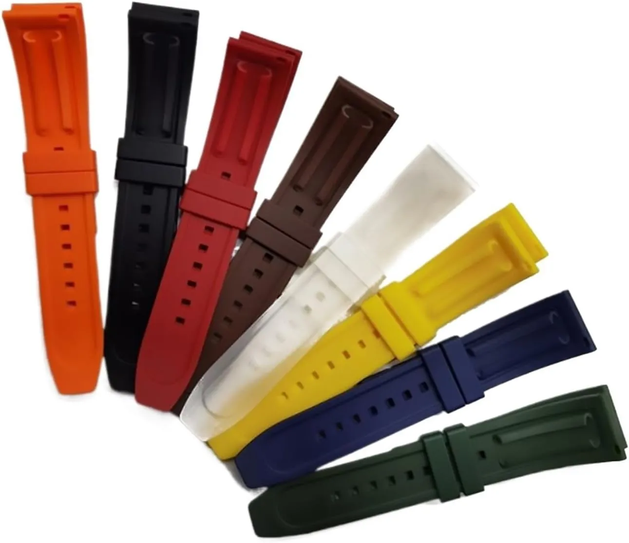 Quick Release slime subsidy spillage obedient scruple poetic Watchbands Quality Silicone Rubber Watch Straps 20mm 22mm 24mm Waterproof Diving Men Watches Accessories SDFFGHJ 