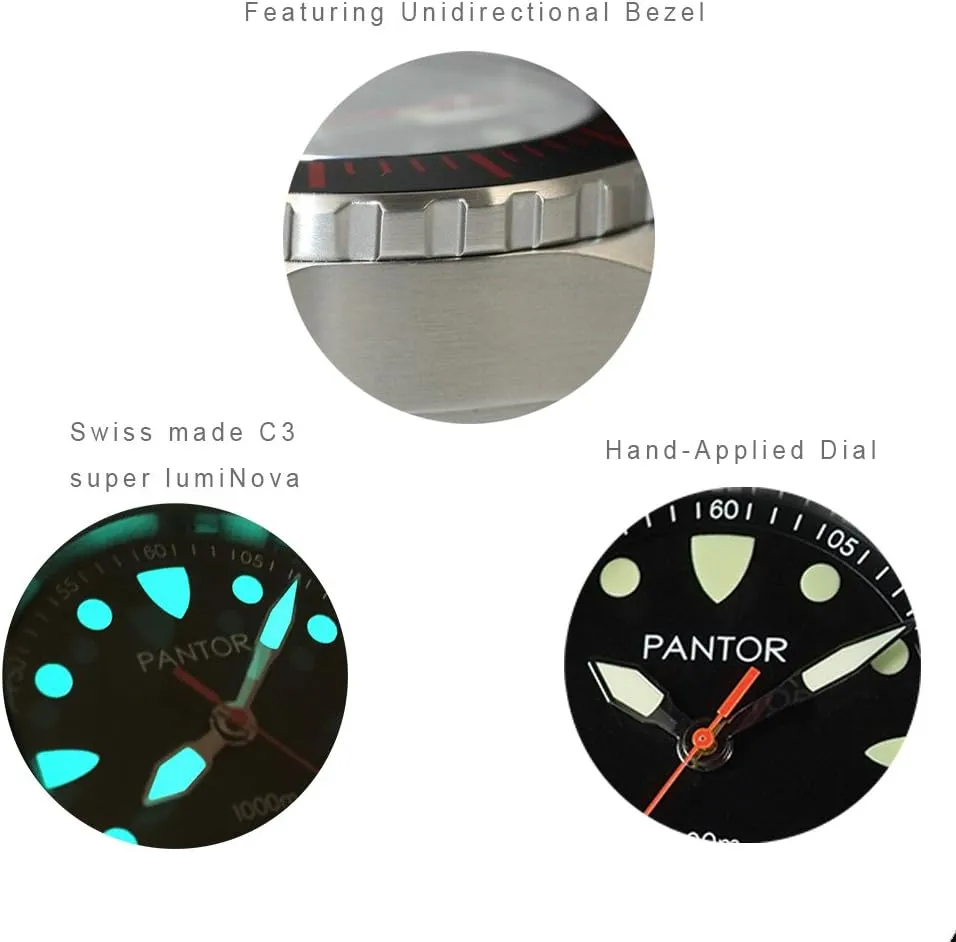 quotation Watch Men Seahorse Dive Watch,1000m Auotmatic Diver Watches,Big 45mm 