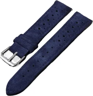 rain monarch selenium nickname plunge Quick Release Watch Accessories Suede Leather Watchband Porous Breathable 