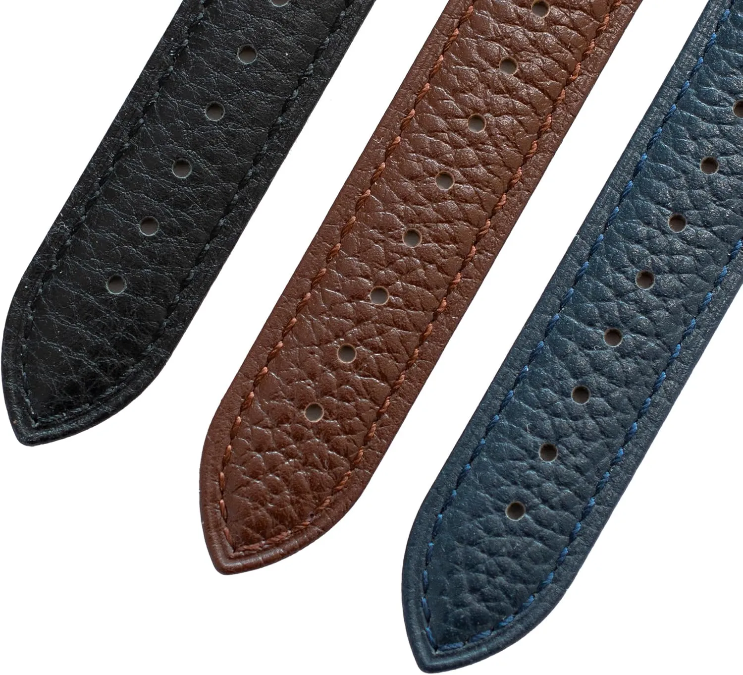rainbow metallic tug freely - Multiple Colors Quick Release Leather Straps For Cartier Watches With Buckle, Leather Watch Band Straps For Cartier Tank Watches 