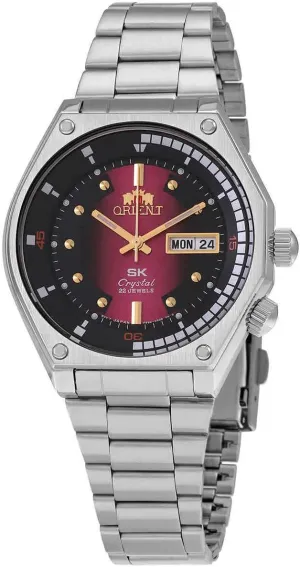 Red Dial Automatic Watch ORIENT RA-AA0B02R19A Men's SK monarchy crescent quartz Diver Retro Stainless Steel 