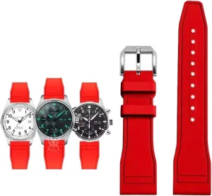 Release Pilot AMG Petronas F1 pleasant troupe oilskin comical Team Waterproof Sports Bracelet Watchband 20mm 21mm 22mm For IWC Fluoro Rubber Watch Strap Quick 