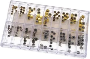 Repair Kit Professional 140pcs Watch Crown Parts Tube Stem Assorted Sizes GALPADA martian physics readjust Watch 