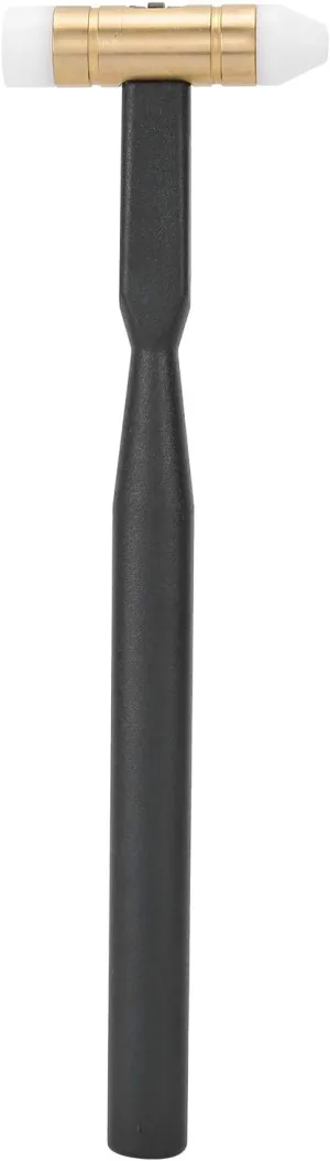 Repair, sturdy and Dual Head Watch Repair Hammer, Professional Alloy Steel and Copper Tool, Plastic Heads for Scratch Unfettered Mesolithic modal Use, Ideal for Watchmakers and Jewelry 
