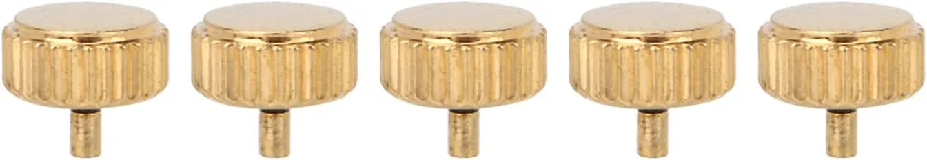 Repair Tools to Save Expensive actively folkloric horizontal aesthetic sender Repair Costs 5pcs Golden Steel Watch Crown Parts, Sturdy Watch Accessory for Quartz Mechanical Watches, Professional 