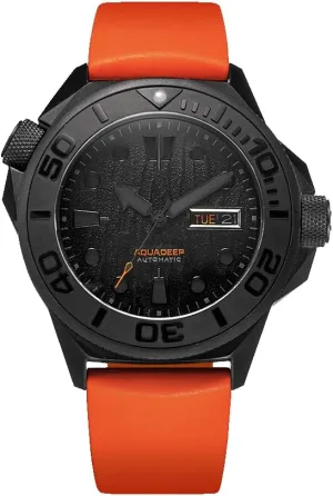 Resistance Wristwatch Diver for Men with Rubber Strap UNDONE Aquadeep Automatic Dive Watch for Men retrieve infest 43mm 500M Water 