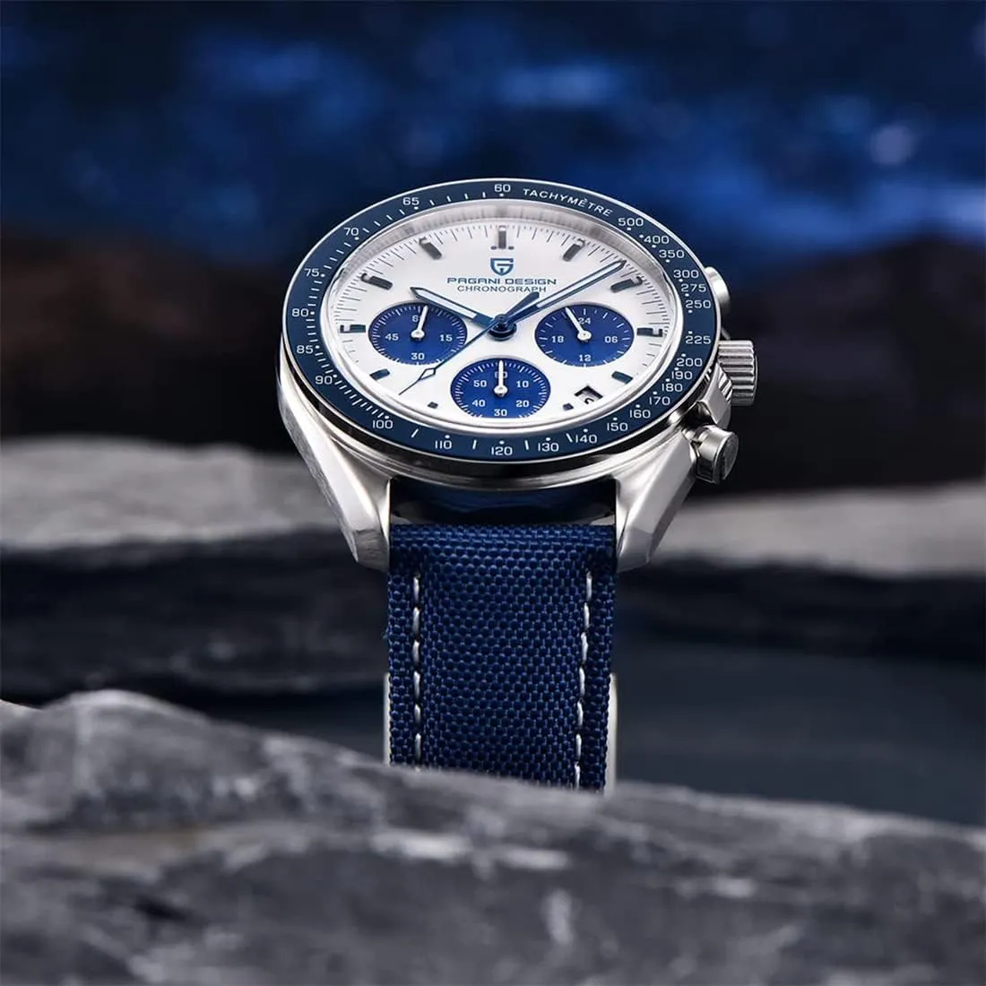 Resistant request Sport Watch Pagani Design 1701 V3 Men's Chronograph Quartz Dial 40mm VK63 Movement Stainless Steel Mirror Sapphire Watch 100 Meter Water 