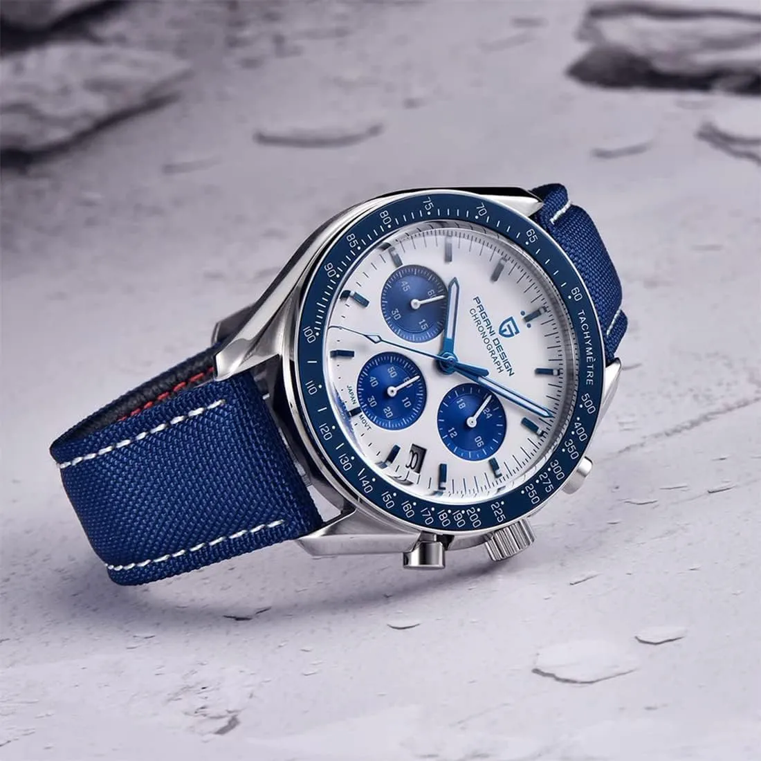Resistant request Sport Watch Pagani Design 1701 V3 Men's Chronograph Quartz Dial 40mm VK63 Movement Stainless Steel Mirror Sapphire Watch 100 Meter Water 