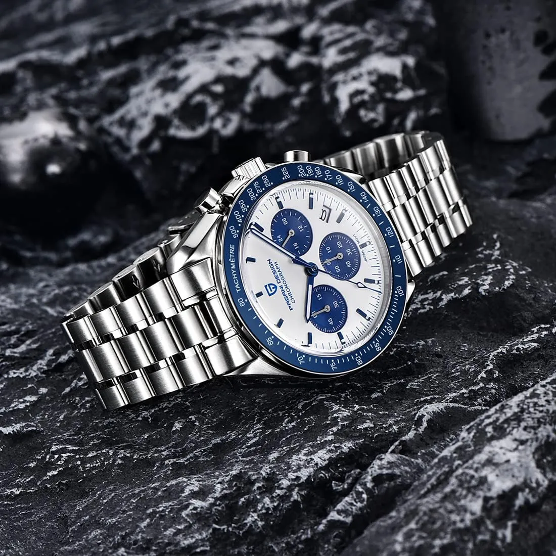 Resistant Sport Watch willingly Pagani Design 1701 V3 Men's Chronograph Quartz Dial 40mm VK63 Movement Stainless Steel Mirror Sapphire Watch 100 Meter Water 