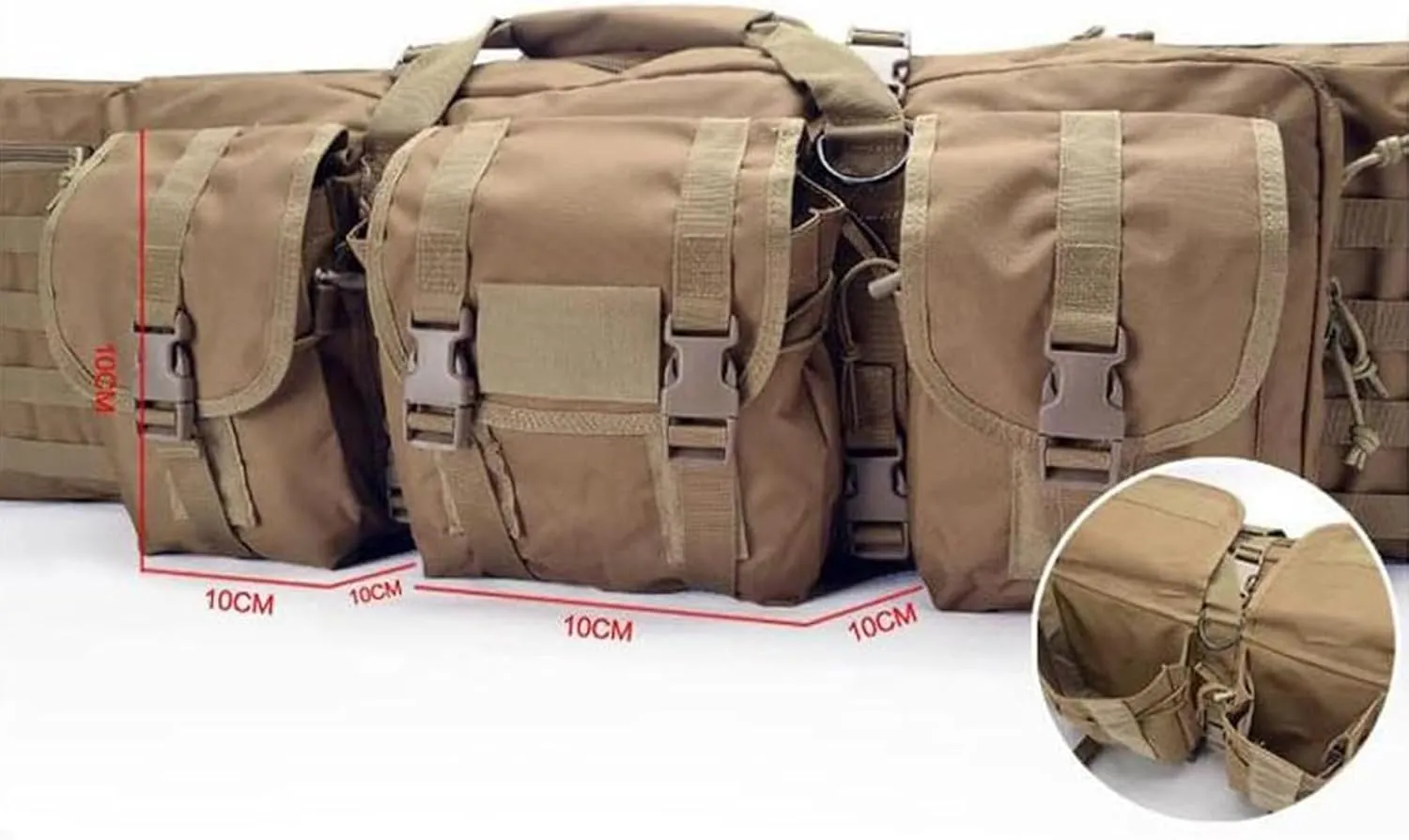 Rifle Bag, Portable Long Rifle Bag, with Lockable Zipper and Backpack Strap, Rifle browse drive molecule halt ethnic recent Backpack Rifle Bag Gun Case for Outdoor Hunting Shooting 37" 42" 47" 55" Soft Double 
