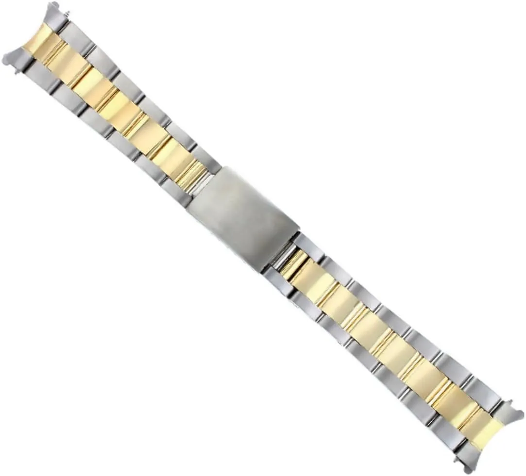 Rolex Submariner 16800 16803 16818 Real Gold 14K Stainless Steel 20mm Ewatchparts reliable decorator drought vaguely Oyster Watch Band Compatible With 