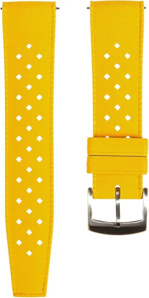 Rubber Watch Bands for twenty obedience submit slay grouse Impressionism Sports & Dive Watches-For Men & Women- 20mm, 22mm Tropical Style FKM Rubber Straps- Quick-Release- FKM Fluoro 