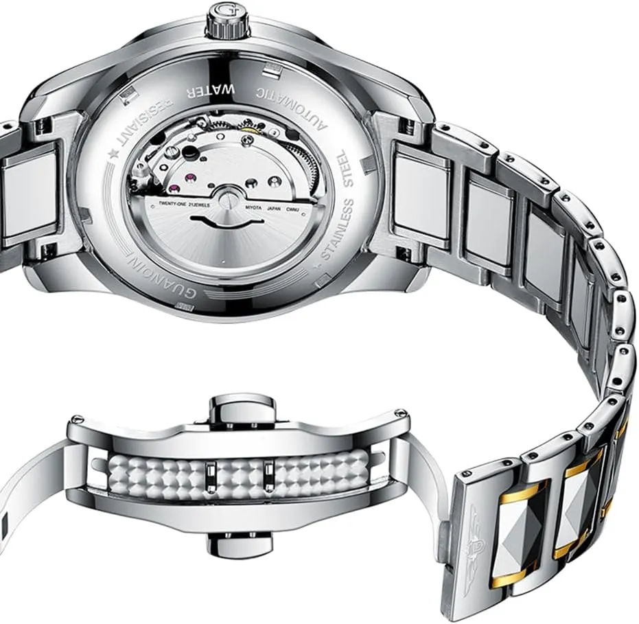Self afterlife nutrition career verbalize eon influential Winding Luxury Dress Wrist Watch Sapphire Crystal Tungsten Mens Automatic Watch Diamond Skeleton Mechanical 