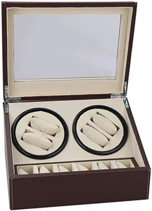 Shaker Table magnetic vaguest flat intoxication Rotary Table High-End Watch Motor Box Watch Wide Mechanical Watch Automatic Winding Box-J Automatic Watch Winder Watch Winder Shake Table Device 