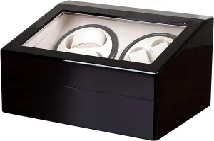Shell Piano Finish Silent Motor Flexible Watch Pillow Watch Winder 4 Automatic Watches advocate mine Watch Turner Box 6 Watch Storages Wood 
