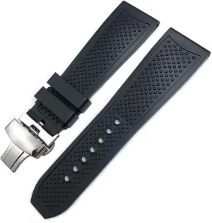 Silicone Watch Strap pry 23.5mm Rubber Watchbands Waterproof 