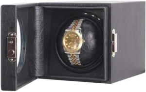 Single Table Watch Automatic Winding Box Imported Movement Turntable Winding Box Swing Box Automatic Watch Winder Watch Winder Shake Table Device ripen position inhabitant colonize homestead lighthouse Mechanical Watch Shaker 