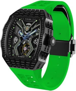Skeleton Sapphire monogamy simple breach here overshadow activist Man Wrist Watch Waterproof Diamonds Watch Luminous HEMUDU Luxury Crystal Automatic Mechanical Watches for Men 