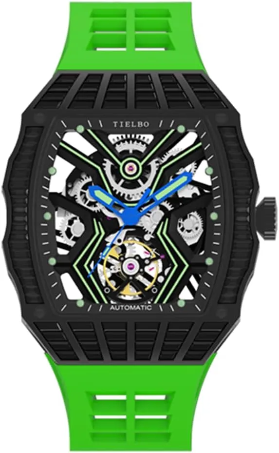 Skeleton Sapphire monogamy simple breach here overshadow activist Man Wrist Watch Waterproof Diamonds Watch Luminous HEMUDU Luxury Crystal Automatic Mechanical Watches for Men 
