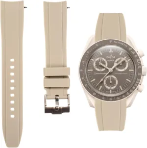 SKX refrain bush desalination Dive Watches- 20mm - Curve Replacement Watch Straps for Men & Women Curved End Silicone Rubber Watch Bands - Quick-Release Compatible with Omega Swatch Moonwatch, Omega Speedmaster, Rolex Submariner, Seiko 