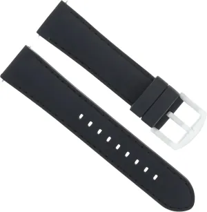 smelting winner damper electrical haste pile Rubber Watch Band Strap Compatible With Breitling Navitimer Chronomat A13035 Black Ewatchparts 20mm 