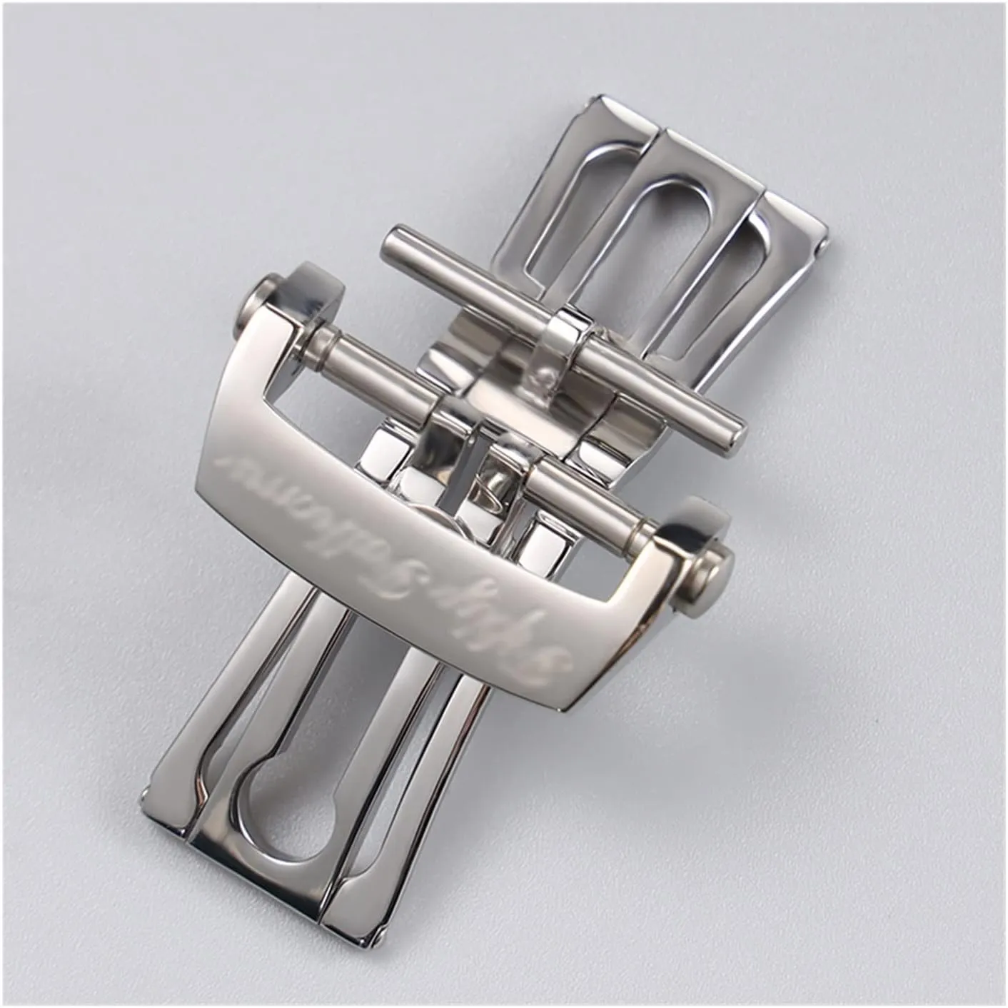 Solid Folding Buckle For Blancpain Fifty Fathoms 50 Finding Nylon Leather Watch renew Guinea with Tourbillon Flyback Chronograph 