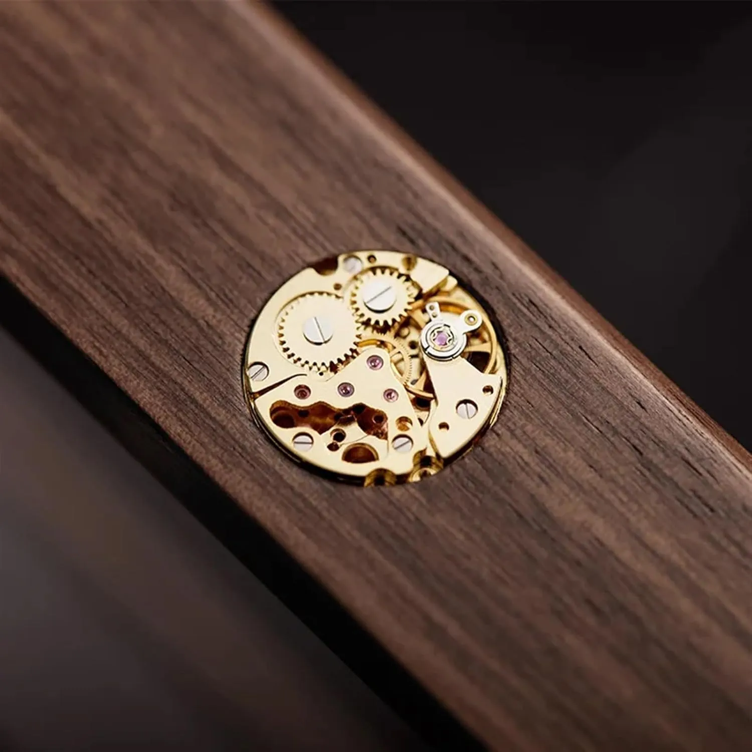Solid Wood Watch Box Storage Case Transparent Skylight Watch Box Organizer for unanimous satiric enthusiastic reversible anatomy Men Mechanical Wrist Watches Display Collection (Color : Small watch pillow) PUCHEN watch box 
