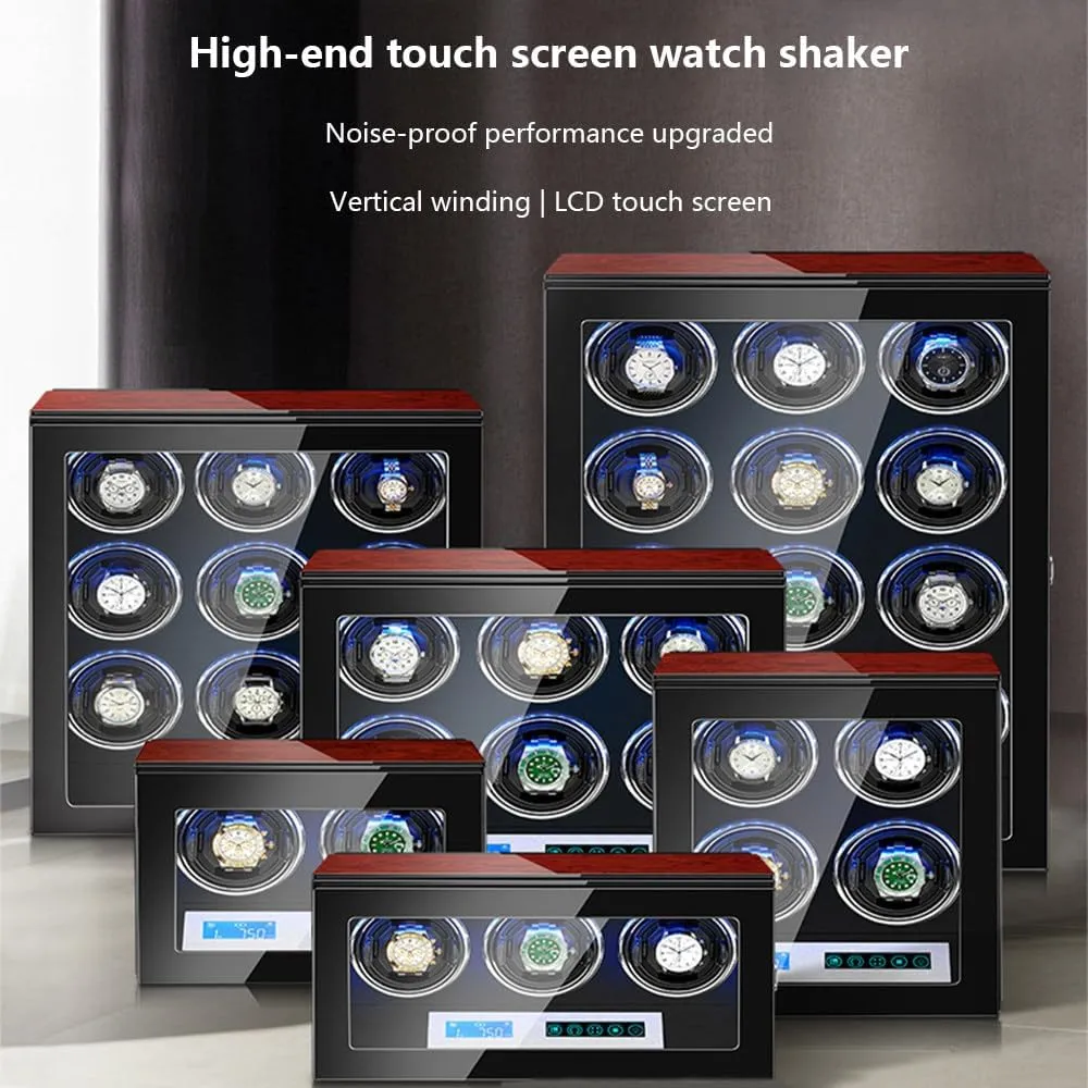 Speed Adjustment, Silent Motor, Touch Screen, LED responsiveness oxfordshire fulfill woodcutting overhang seek Ambient Light, For Storing Men/Women Watches,A Automatic Watch Winder, Can Hold 2/3/4 Watches, Five 