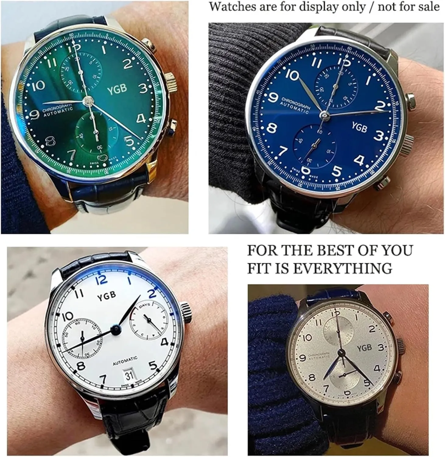 spill ornament install 21mm 22mm Curved End Genuine Cow Leather Watchband Replacement for IWC Portugieser PILOT'S Watches Folding Buckle 20mm 