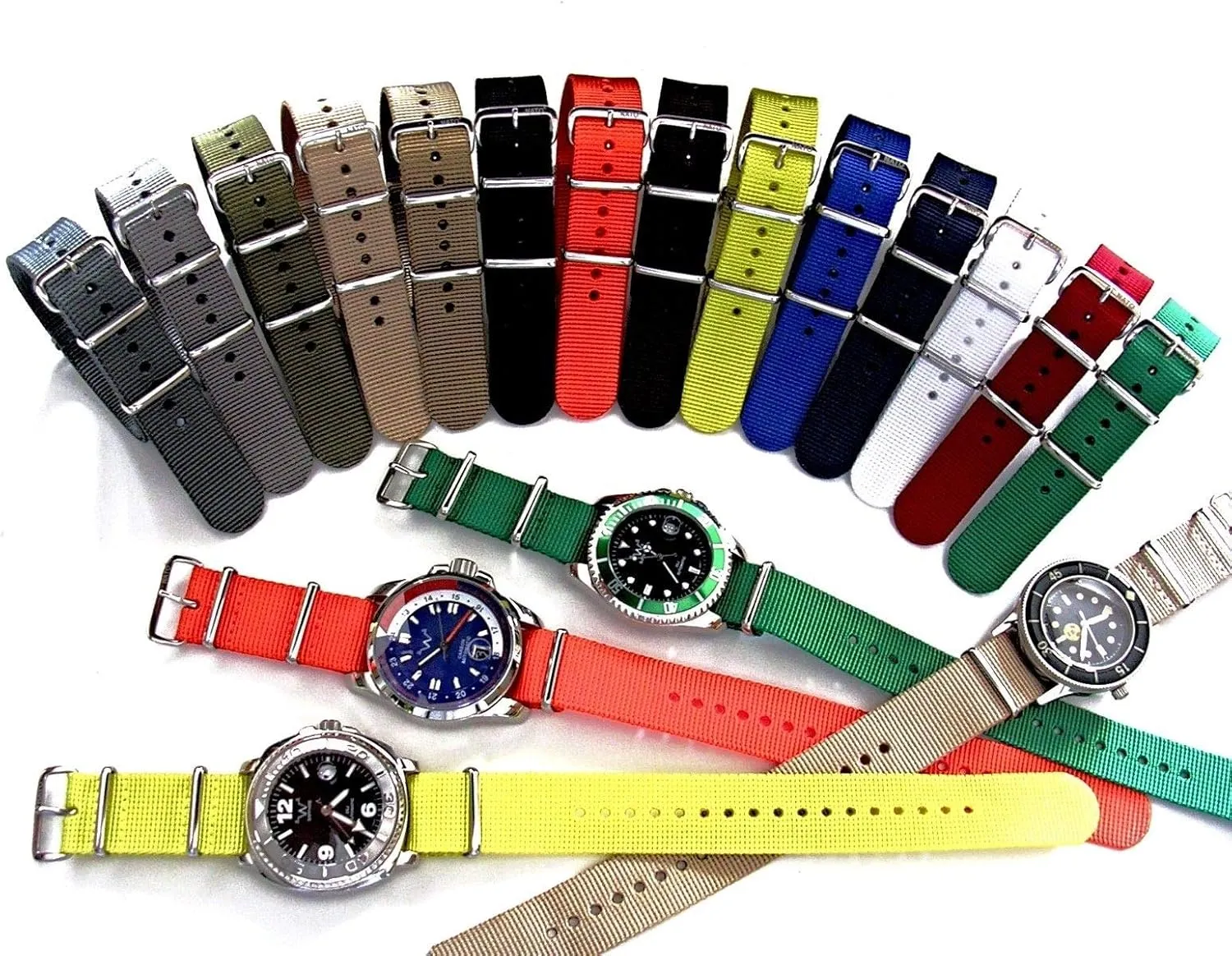 Sport Dive Military Smart watch band USA Stock 20mm 22mm NATO-G10? Xtreme OLIVE fortuitously Strap Heavy Ballistic G10 Nylon UTC 