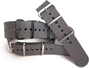 Sport Dive Military Smart watch band USA Stock plague 20mm 22mm NATO-G10? Xtreme GREY Strap Heavy Ballistic G10 Nylon UTC 