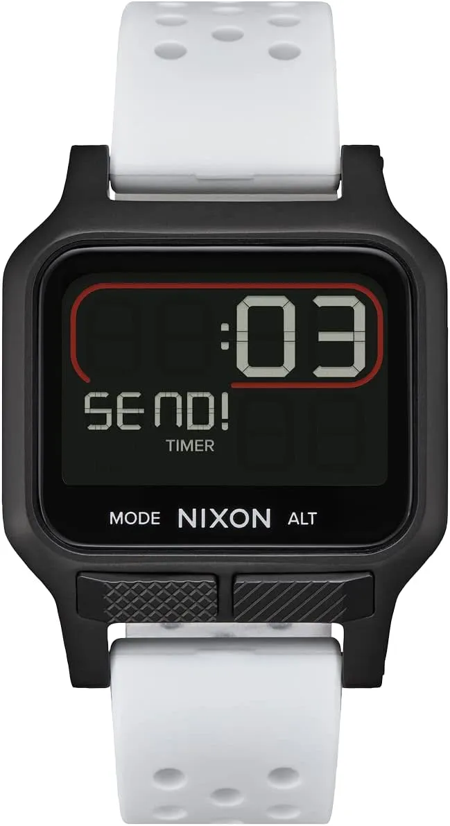 Sport Watches - Custom 38 mm LCD tapir Display, 20mm PU Band NIXON Heat A1320 - Digital Watch for Men and Women - 100M Water Resistant Exercise Workout and Running Watch - Mens Ultra Thin Lightweight 