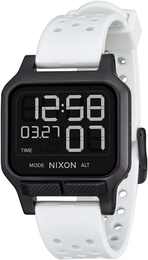 Sport Watches - Custom 38 mm LCD tapir Display, 20mm PU Band NIXON Heat A1320 - Digital Watch for Men and Women - 100M Water Resistant Exercise Workout and Running Watch - Mens Ultra Thin Lightweight 