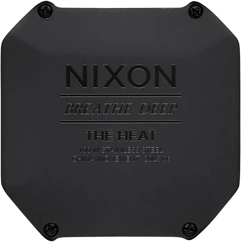 Sport Watches - Custom 38 mm LCD tapir Display, 20mm PU Band NIXON Heat A1320 - Digital Watch for Men and Women - 100M Water Resistant Exercise Workout and Running Watch - Mens Ultra Thin Lightweight 