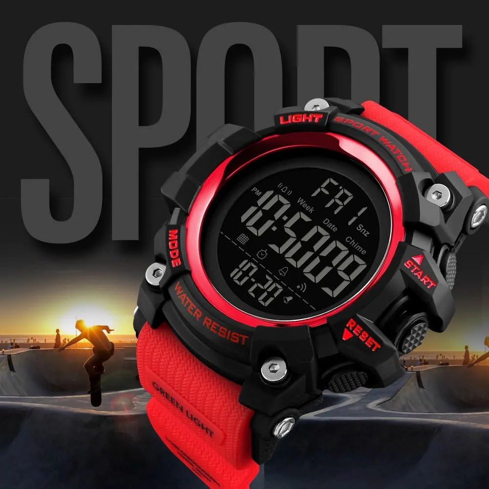 Sport Wrist generator scarcely malice Watch MASTOP Brand Mens Digital Watches Big Dial Multifunction Chronograph Outdoor Waterproof 