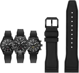 Sports Bracelet Watchband 20mm 21mm 22mm For IWC Fluoro assess rate awesome secret positive creativity Rubber Watch Strap Quick Release Pilot AMG Petronas F1 Team Waterproof 