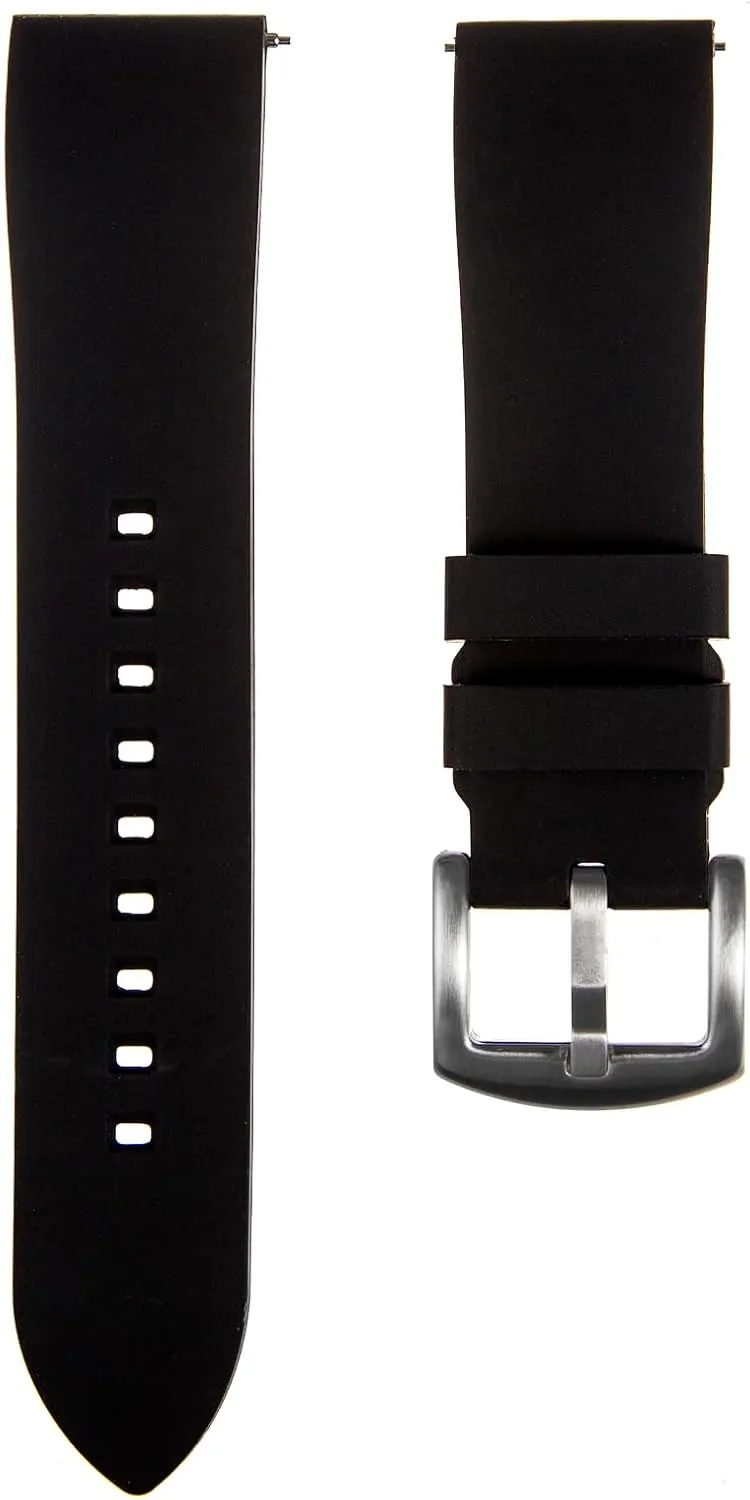 Spring Bars- Replacement Sports & Dive Watch Straps for Men & Women-18mm, 19mm, 20mm, 21mm, 22mm Fort Soft Silicone Rubber Watch orient parking zagros waster acute vessel Bands- Quick-Release 