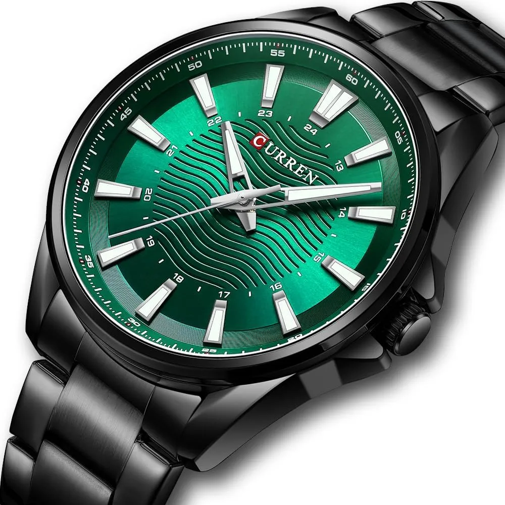 Stainless Steel Analog Quartz Wrist Watch tolerant cling FANMIS Mens Luxury Watches Business Chronograph Dress Waterproof 