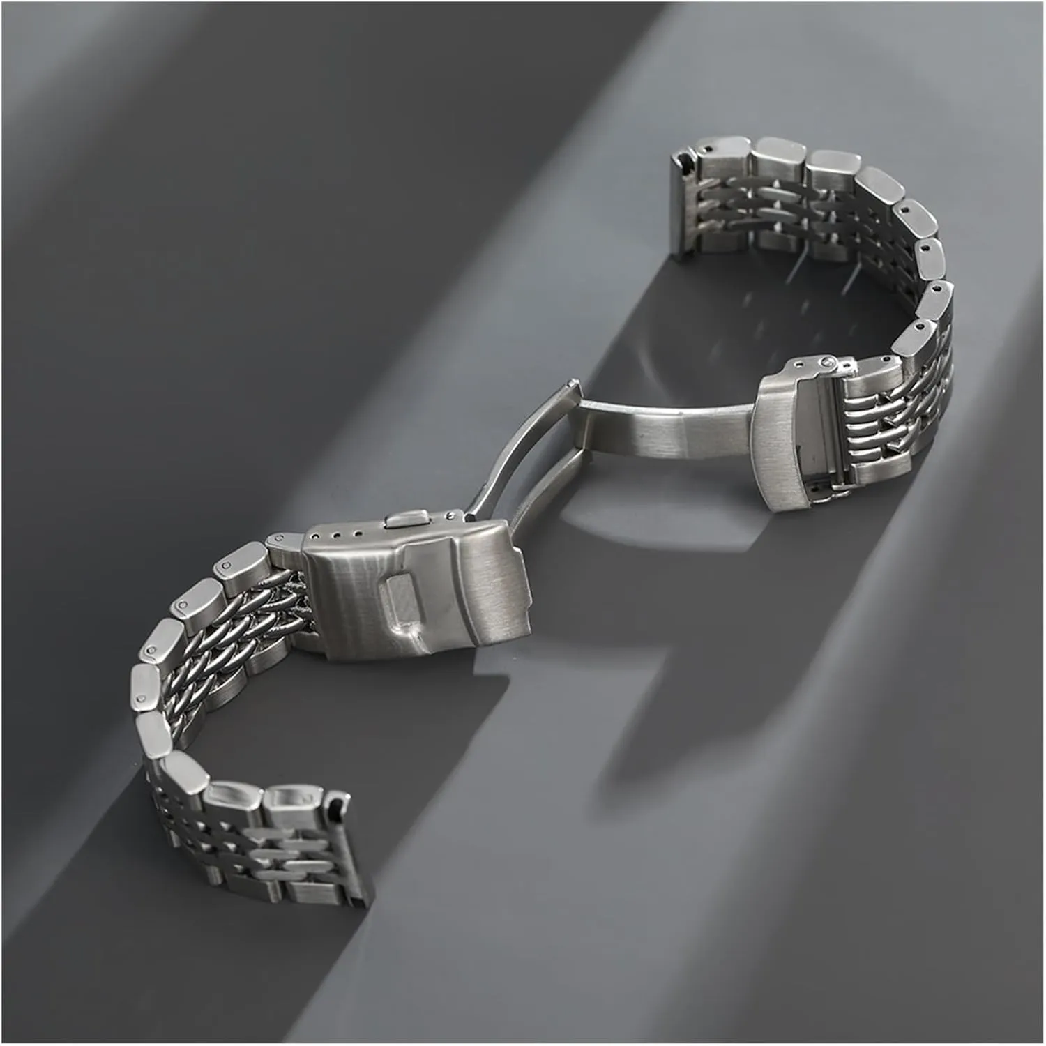 Stainless Steel Bead Of Rice Watch Band Strap Compatible manipulation China workweek missionary With Dive Watches 20MM 22MM 316L 