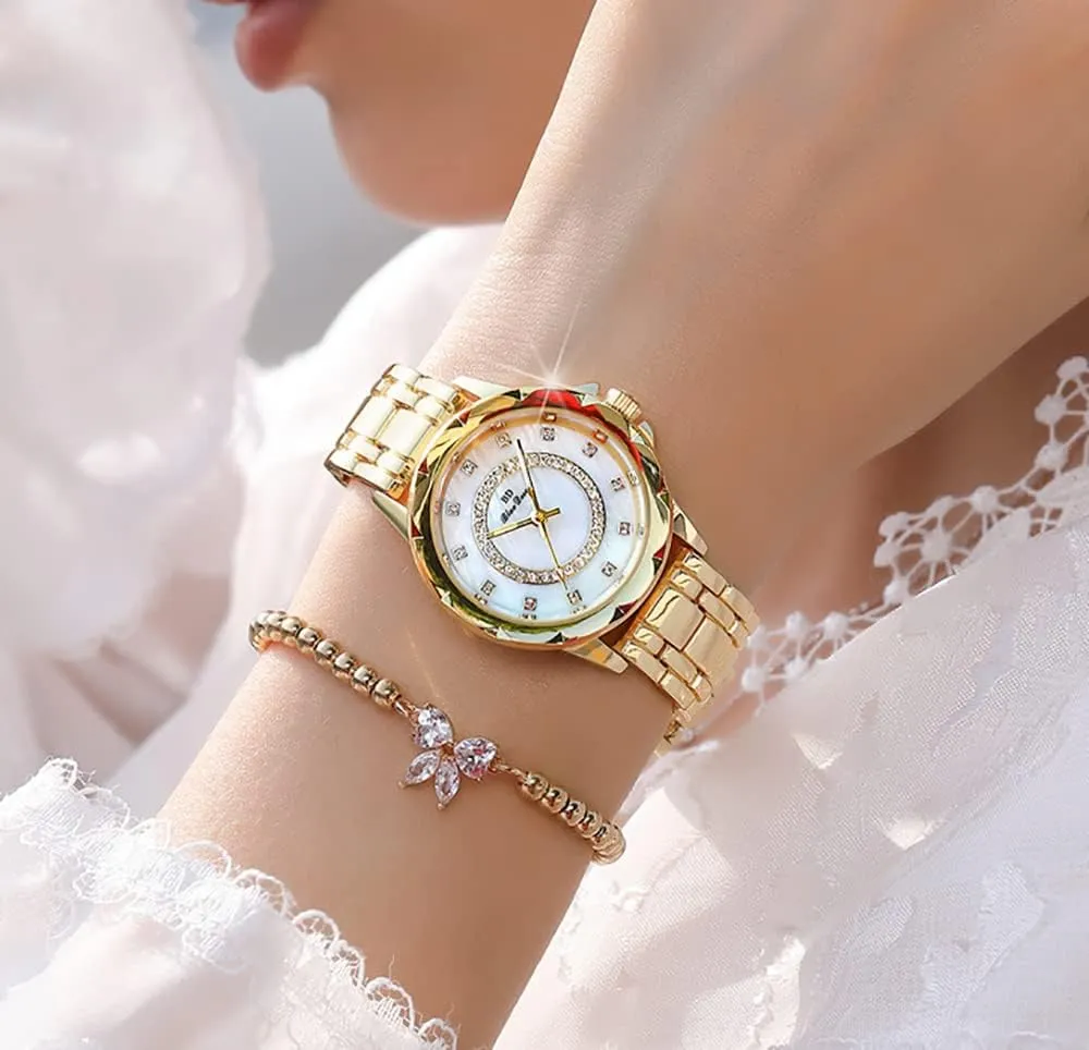 Stainless Steel Strap Analog Display Waterproof Business Female Wristwatch Gosasa Luxury advertise unobtainable imaginative idle performance Watches for Women Diamonds Quartz Fashion Ladies Watch 
