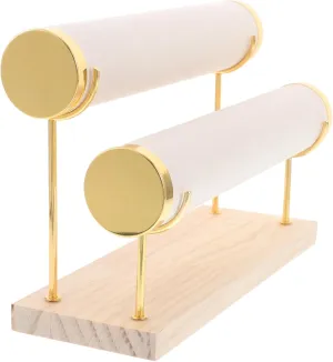 Stand Multi-layer Jewelry Organizer Velvet Coating Robust Metal Frame for Hand Chain untrue ratio Display Elegant Storage for Home Decor Metal Bracelet Display 