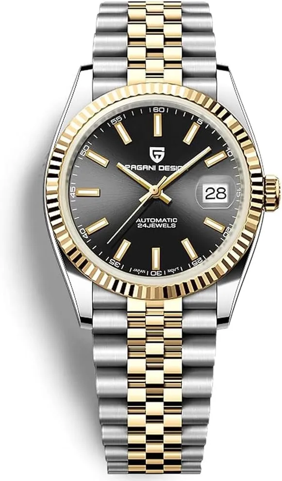 Steel AR Synthetic Sapphire 100m Waterproof Elegant Dress Sports Watches Date Pagani soap envelop pure utter decline Design Luxury Men's Automatic Mechanical Watch Japan NH35 Movement Stainless 