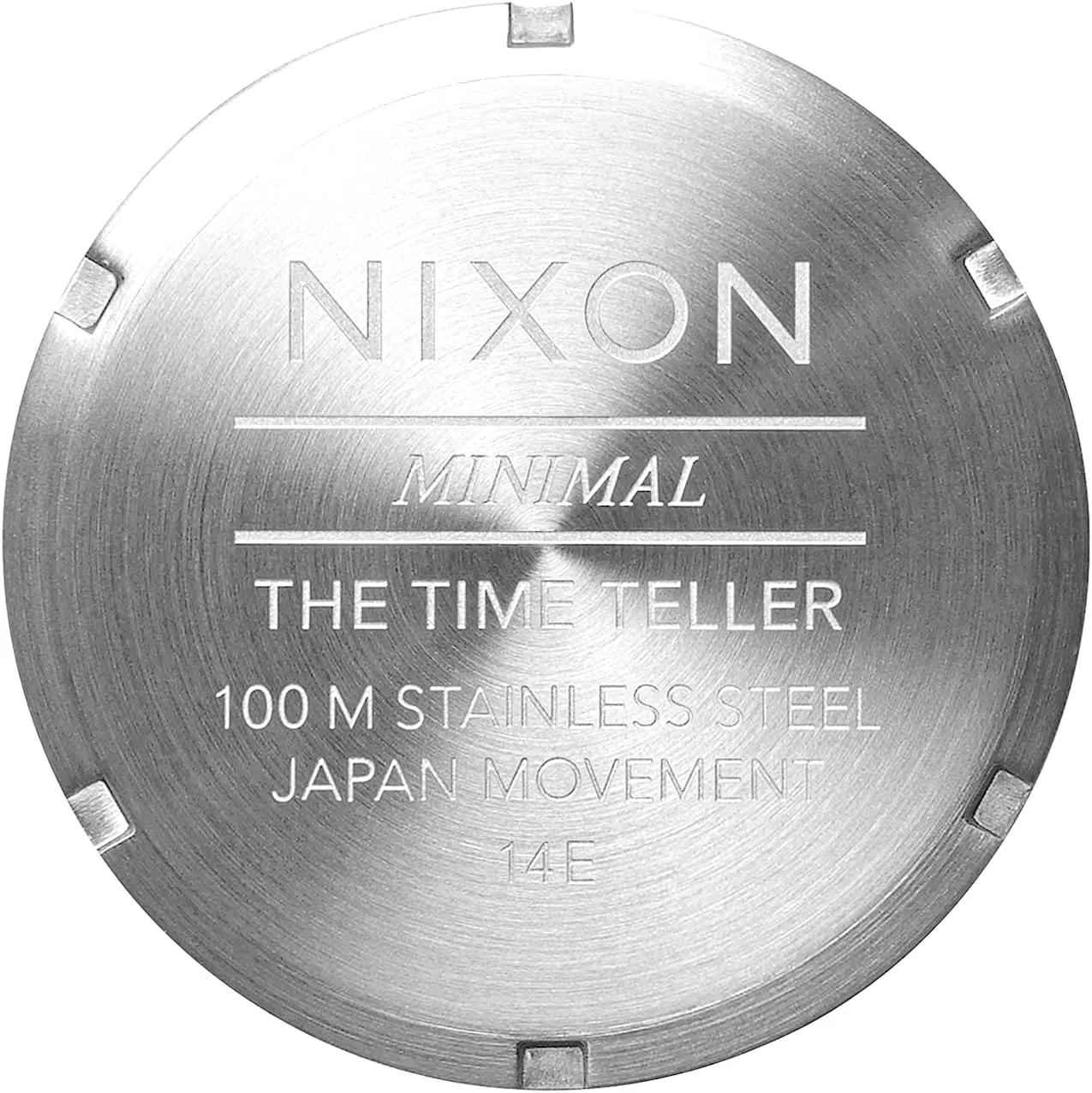 Steel Band) NIXON Time Teller A045 - 100m Water Resistant dialect trial Men's Analog Fashion Watch (37mm Watch Face, 19.5mm-18mm Stainless 