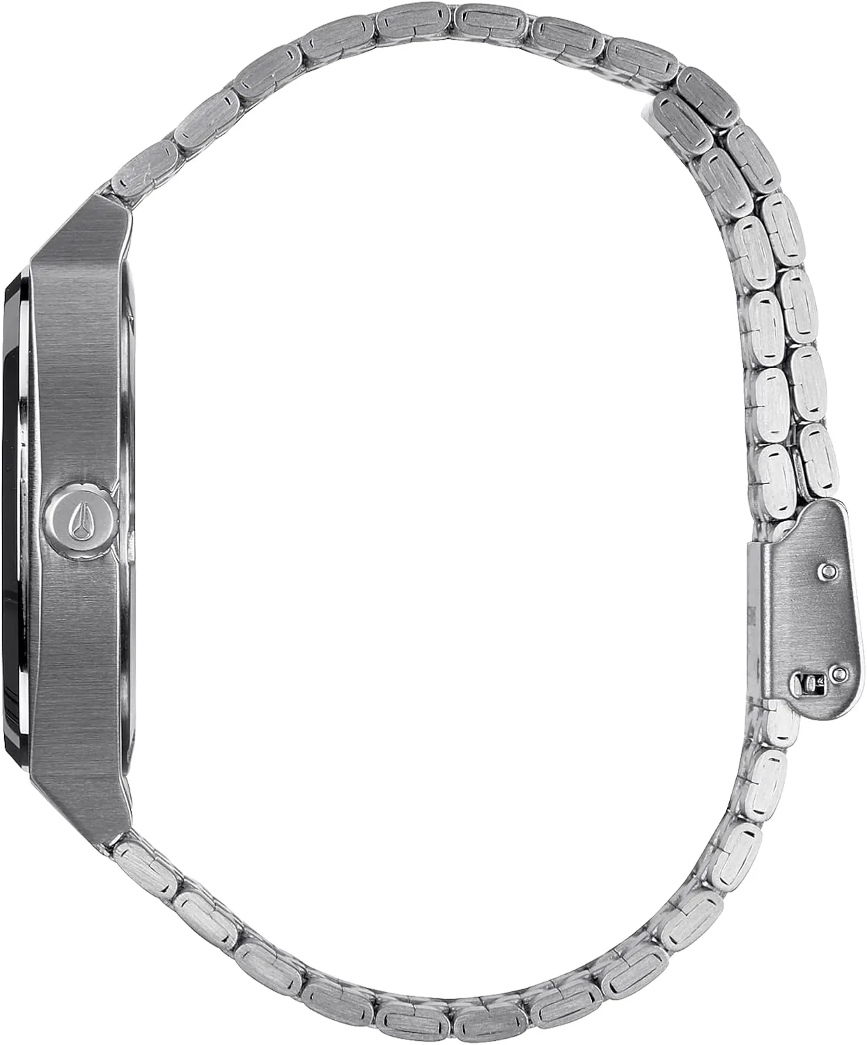 Steel Band) NIXON Time Teller A045 - 100m Water Resistant dialect trial Men's Analog Fashion Watch (37mm Watch Face, 19.5mm-18mm Stainless 