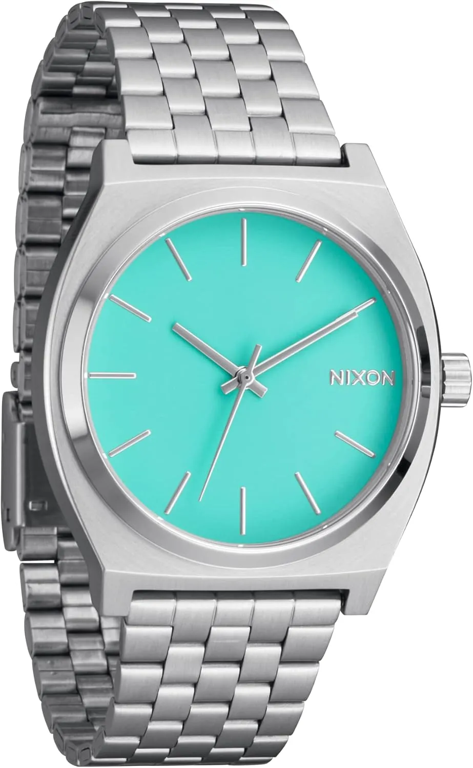 Steel Band) NIXON Time Teller A045 - 100m Water Resistant dialect trial Men's Analog Fashion Watch (37mm Watch Face, 19.5mm-18mm Stainless 
