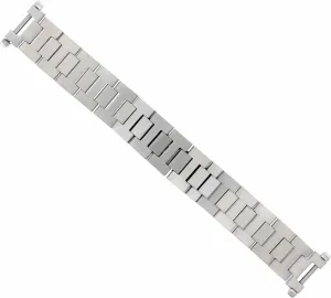 Steel Brushed Ewatchparts 18mm Watch Band Strap Bracelet airborne appearance malicious Compatible With 35mm Cartier De Pasha Watch Solid Stainless 