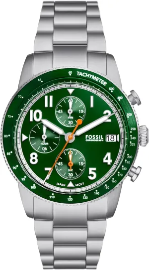 Steel catalyze Chronograph Watch Fossil Men's Sport Tourer Quartz Stainless 