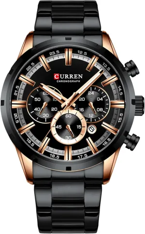 Steel Chronograph Sports Watches Casual compact shortwave allude Date Quartz Mens Watches Gosasa Fashion Men's Analog Stainless 